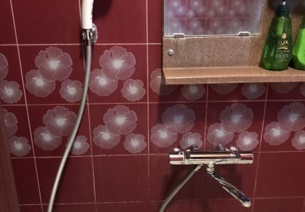 水栓金具交換後
